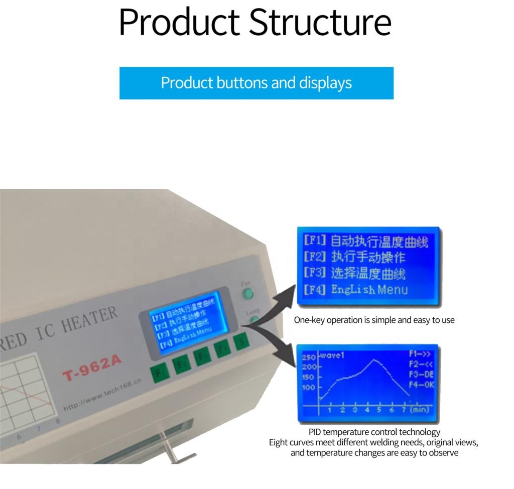 T-962 Masaüstü Kızılötesi IC I - Infrared Bga Rework Station incelemesi ve fiyatı